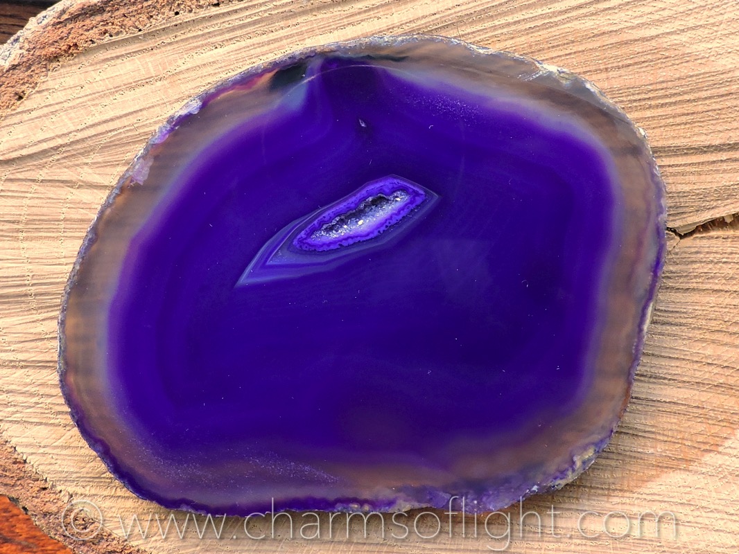 Agate Slice - Purple